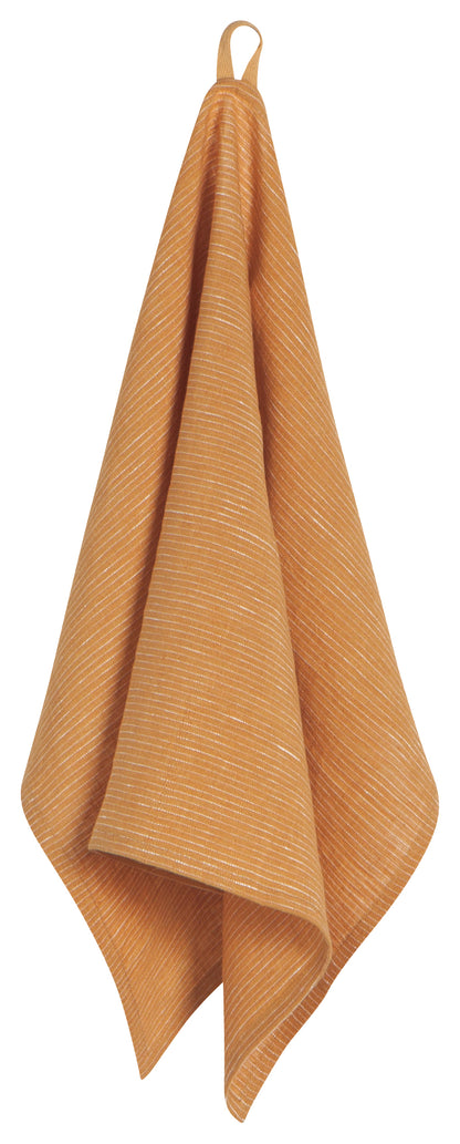 Linen Heirloom Ochre Tea Towel