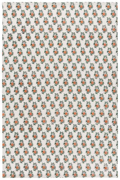 Block Print Gather Tea Towel Set of 2