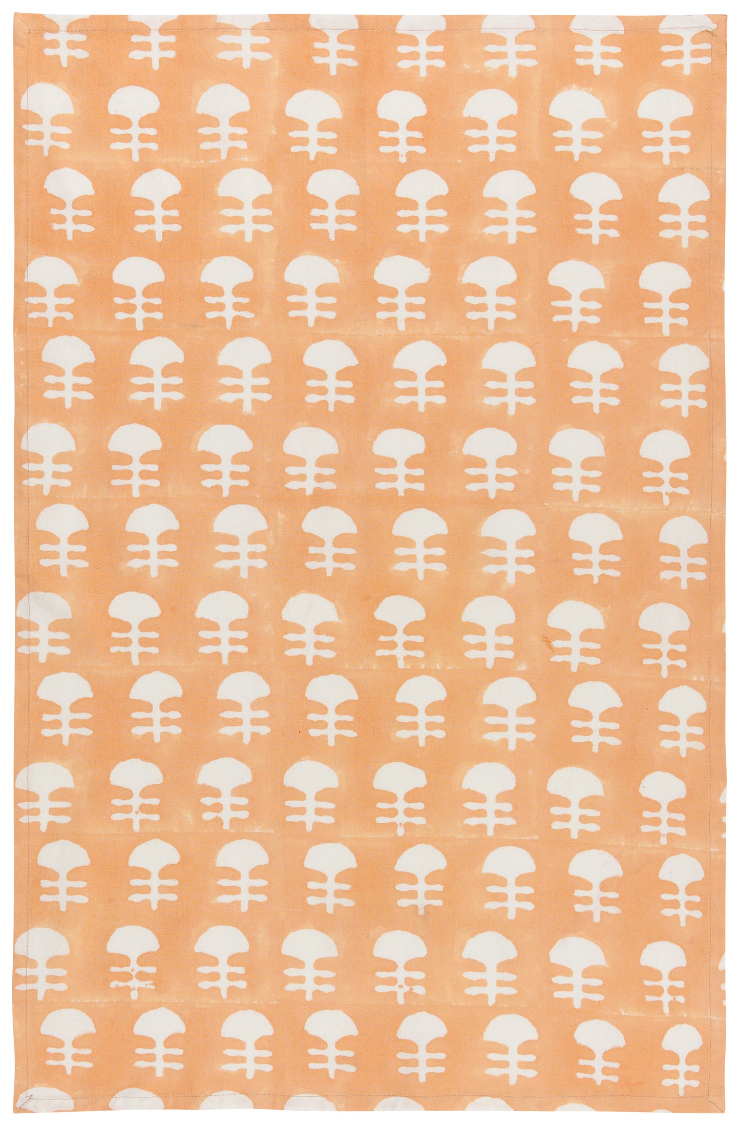 Block Print Gather Tea Towel Set of 2