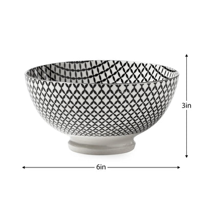 Kiri 6" Medium Bowl Wicker Weave