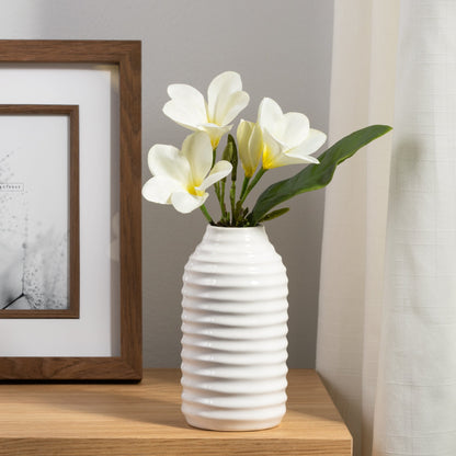 Hive White Ceramic Vase
