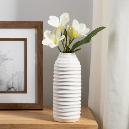 Hive White Ceramic Vase