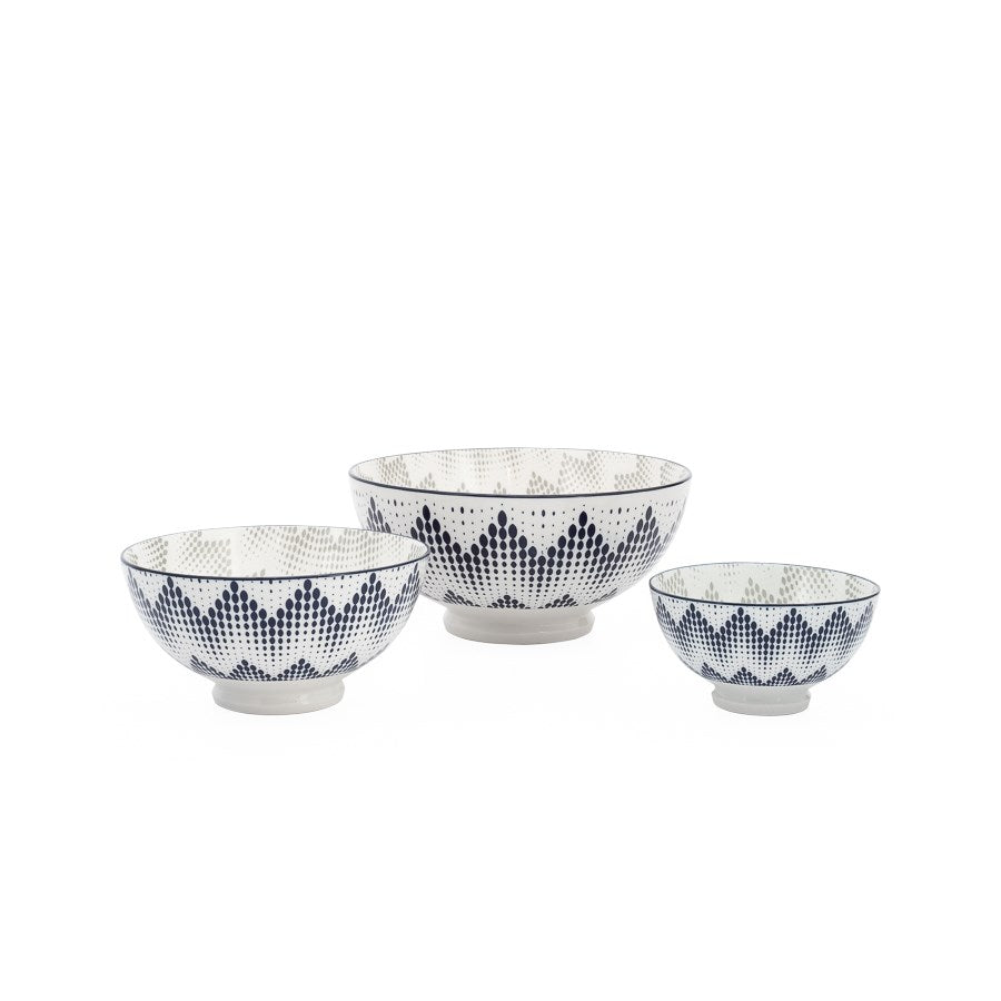 Kiri 6" Medium Bowl Graphic Dots