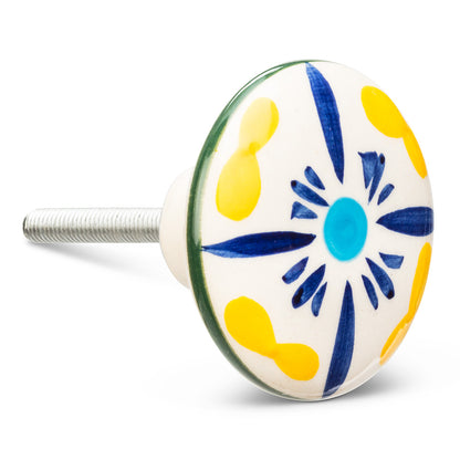 Flower Knob Yellow