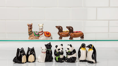 Cuddling Cat Salt & Pepper Shakers