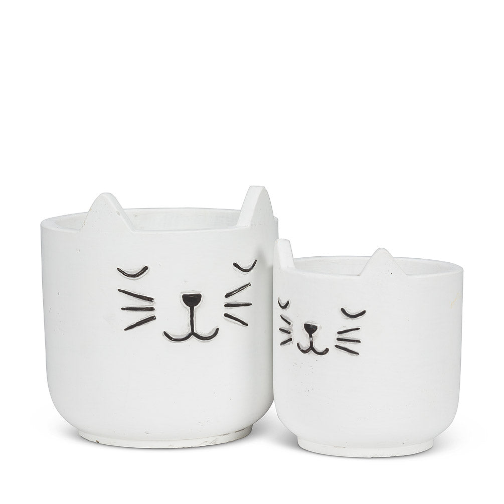 Sleeping Cat Planter Small