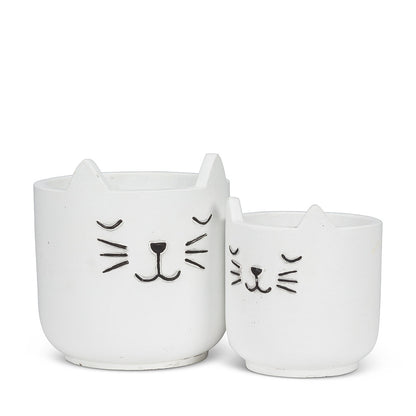 Sleeping Cat Planter Small