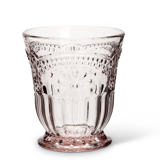 Flower Tumbler Pink 4"H 8oz