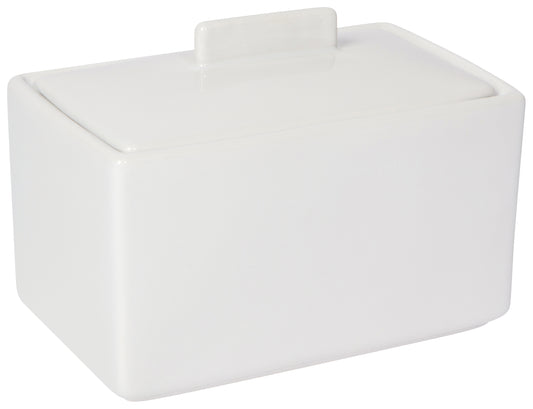 Butter Dish 1lb White
