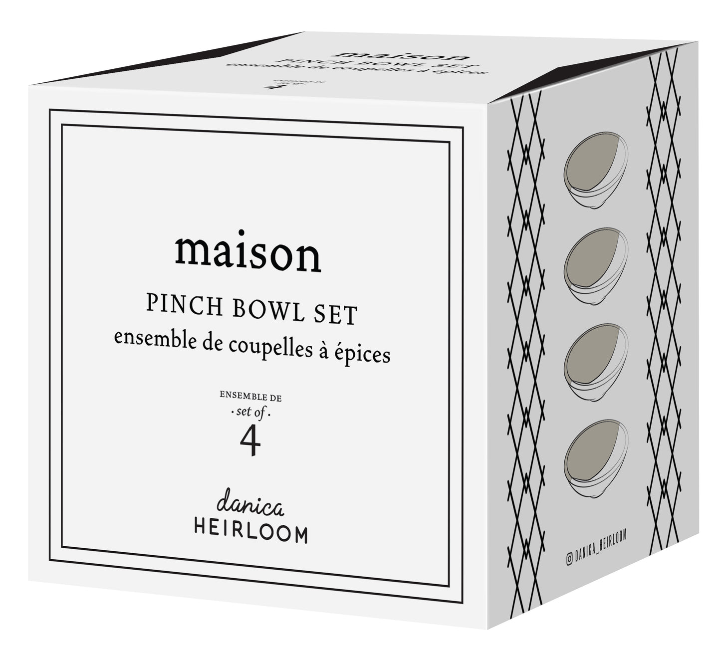 Masion Element Pinch Bowl Set/4