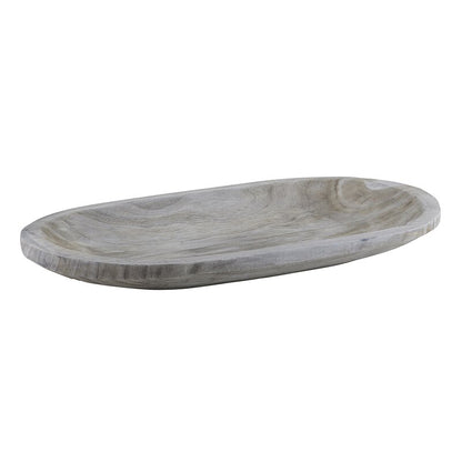 Paulownia Wood Platter Grey