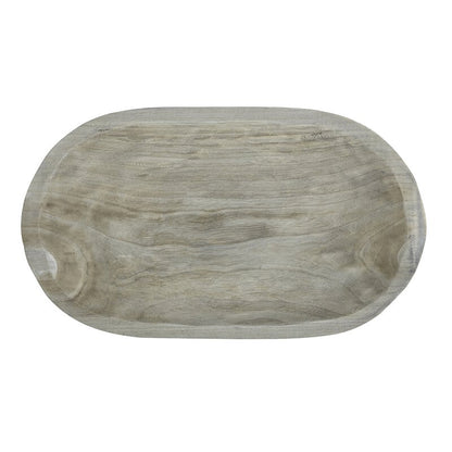 Paulownia Wood Platter Grey