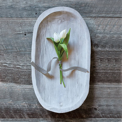 Paulownia Wood Platter Grey