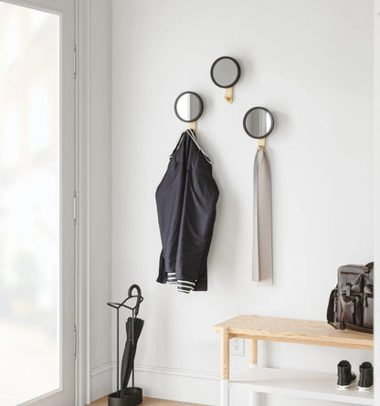 Hub Black Hook Mirror