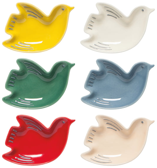 Pinch Bowl Bird Shaped Set of 6