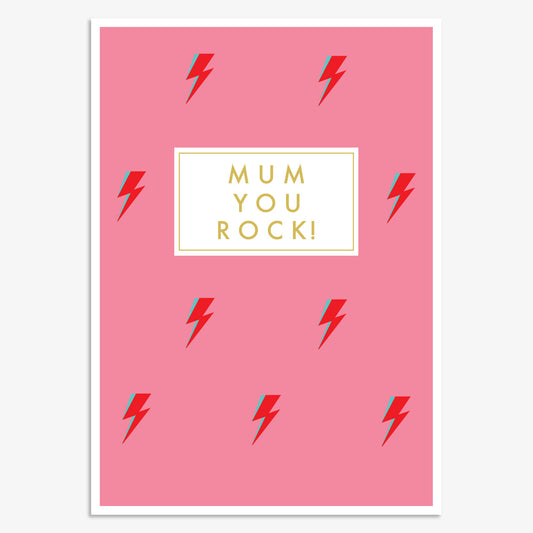 Mum You Rock Card