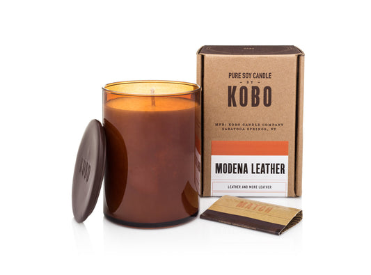 Modena Leather Candle