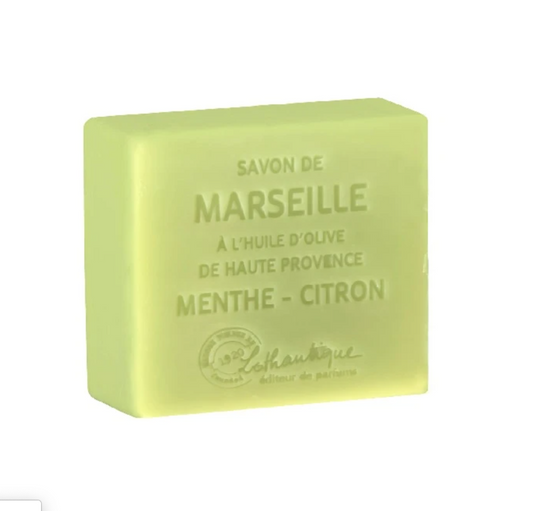 Savon Marseille Menthe-Citron (Mint-Lemon)