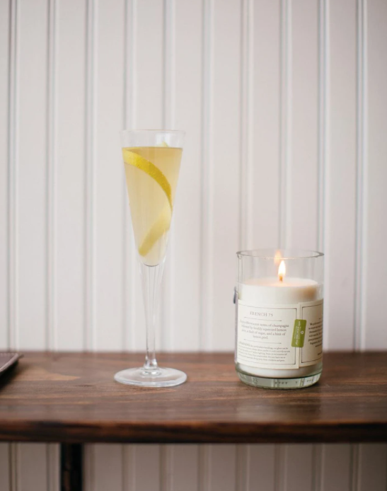 French 75 Blanc Candle
