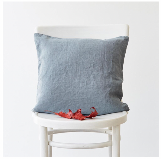 Blue Fog Linen Cushion Cover Only