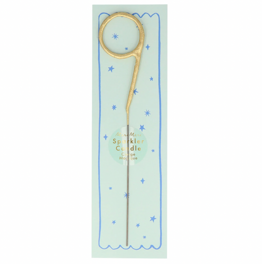 Gold Sparkler Number 9