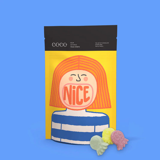 Sour Octopus Foam Sweets 130g