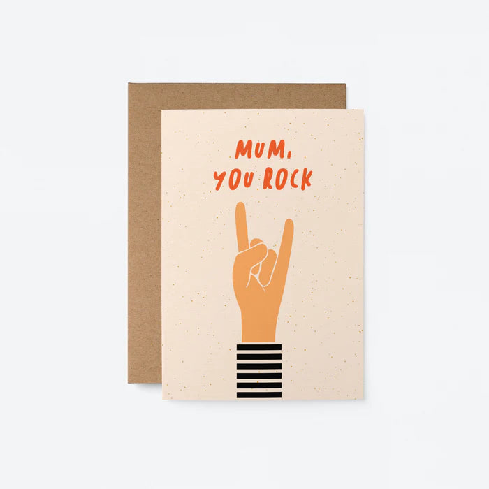 Mum You Rock Card