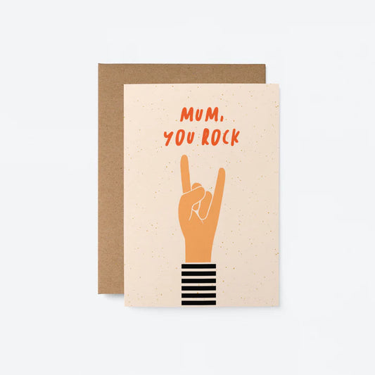 Mum You Rock Card