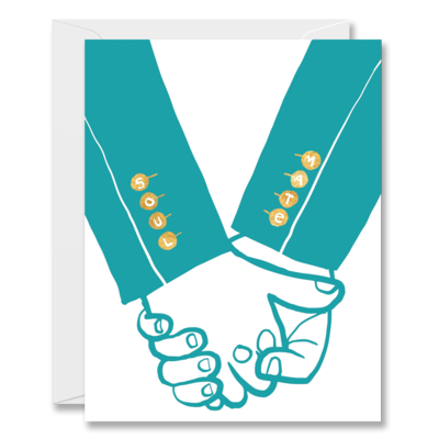 Holding Hands Soul Mate Card