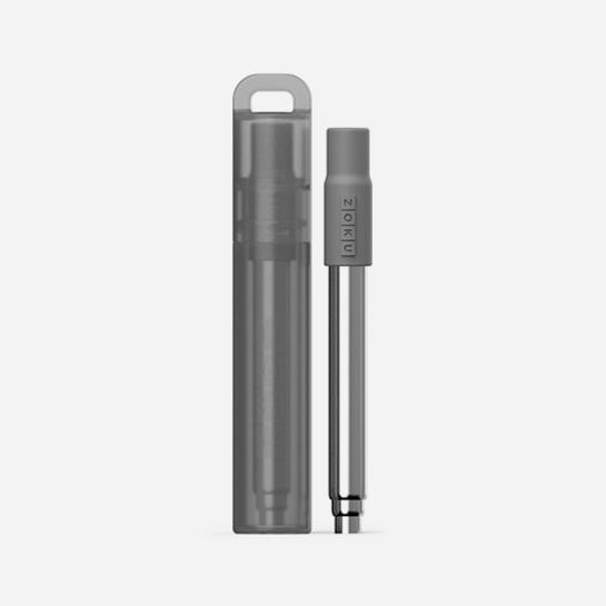 Grey Pocket Straw