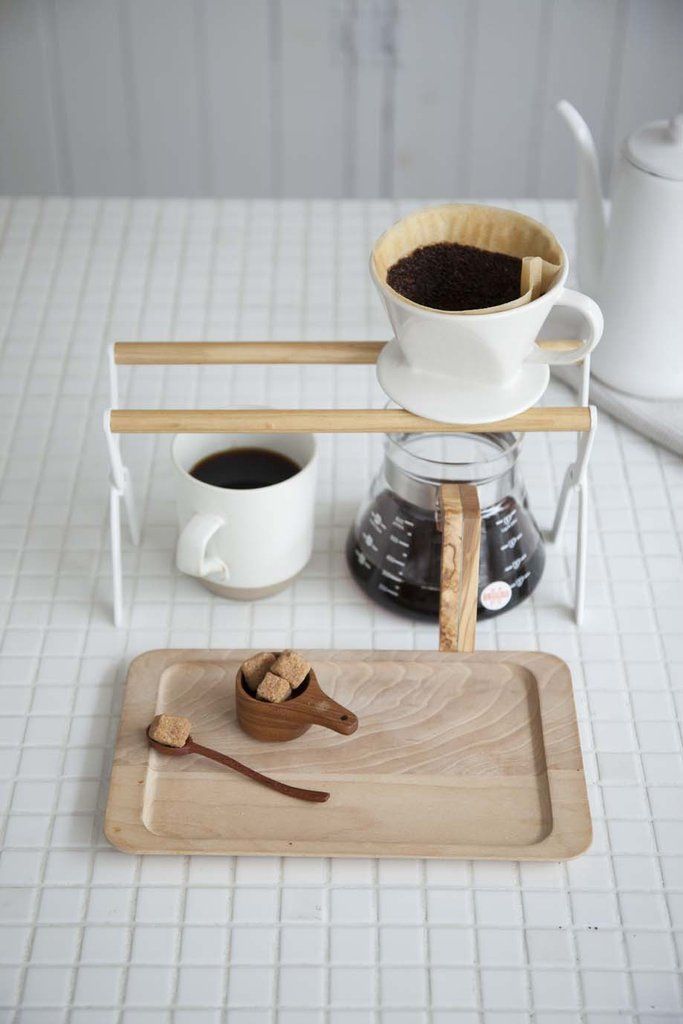 Tosca Coffee Dripper Stand White Wood
