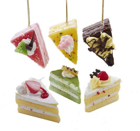 Foam Slice Of Cake Ornament