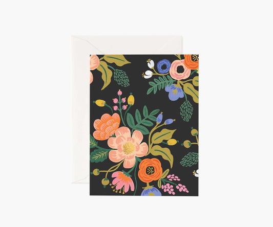 Lively Floral Blank Card