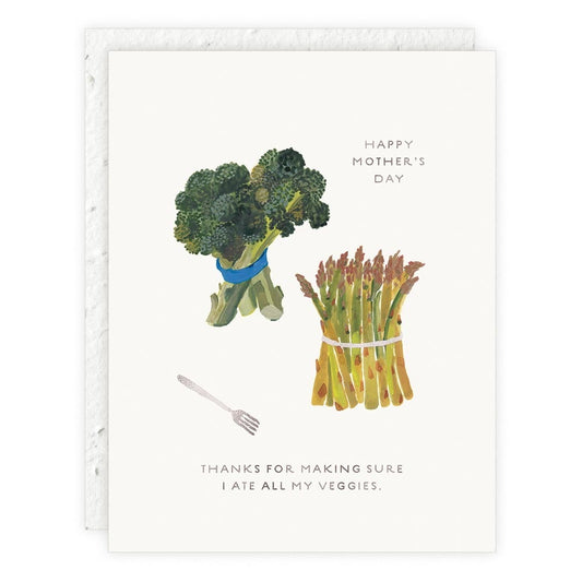 Eat Your Veggies Card