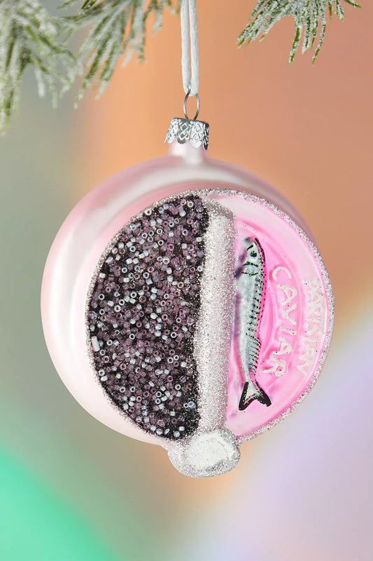 Caviar Can Ornament