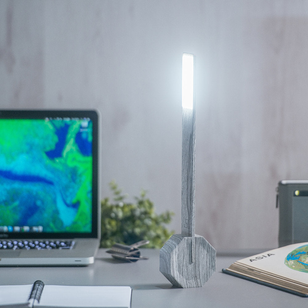 Octagon One Desk Lamp Ash