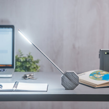 Octagon One Desk Lamp Ash