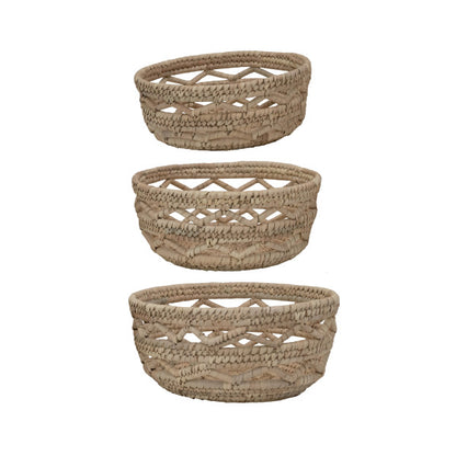Hand-Woven Grass Baskets (Each sold separately )