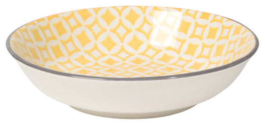 Dip Bowl Yellow Diamonds