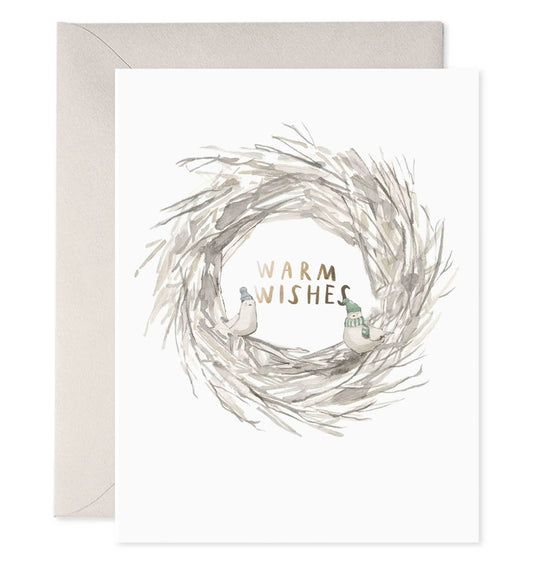 Bird Wreath Card