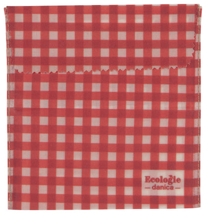 Beeswax Sandwich Wrap Gingham & Dots Set Of 2